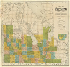 Western Canada Map By Manitoba Provincial Government