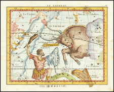 Celestial Maps Map By John Flamsteed / Jean Nicolas Fortin