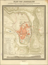 Jerusalem Map By Heinrich Keipert
