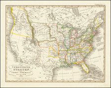 United States Map By Adolf Stieler