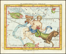 Celestial Maps Map By John Flamsteed / Jean Nicolas Fortin