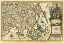 Asia Map By Heinrich Scherer