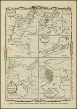 New England, New York City, New York State, Mid-Atlantic, New Jersey, Pennsylvania, Southeast, South Carolina, North America, Cuba and Boston Map By Thomas Conder