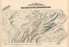 Mid-Atlantic Map By Gray  &  Henry Francis Walling