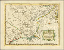 South, Southeast, Texas and Midwest Map By London Magazine