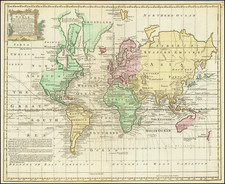 World Map By Emanuel Bowen