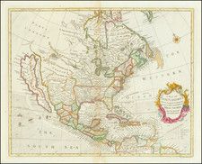 North America and California as an Island Map By Richard William Seale