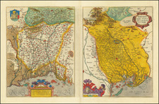 Northern Italy Map By Abraham Ortelius