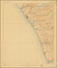 California and San Diego Map By U.S. Geological Survey