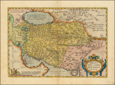 Persia & Iraq Map By Abraham Ortelius