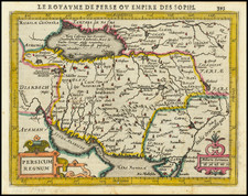 Middle East Map By Jodocus Hondius - Mercator