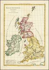 British Isles Map By Rigobert Bonne