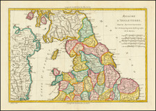 England Map By Rigobert Bonne