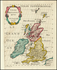 British Isles Map By Nicolas Sanson