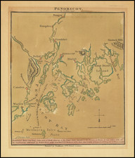 Maine Map By John Luffman
