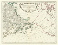 Pacific Northwest, Alaska, Russia in Asia, Western Canada and British Columbia Map By Paolo Santini