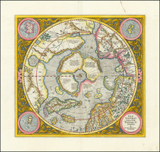 Northern Hemisphere and Polar Maps Map By Gerard Mercator