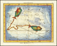 Celestial Maps Map By John Flamsteed / Jean Nicolas Fortin