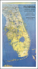 Florida Map By Poole Brothers