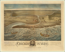 Chicago Map By T. G. Hanson