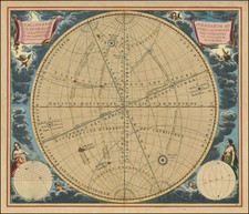 Celestial Maps Map By Andreas Cellarius