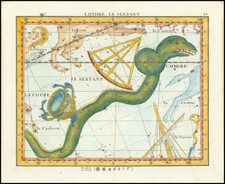 Celestial Maps Map By John Flamsteed / Jean Nicolas Fortin