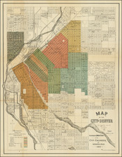 Map of the City of Denver -- To Accompany the Annual Report of the City Engineer of Denver, Colo.  1890