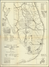 [Seminole Indian Camps in 1930]. Report to the Commissioner of Indian Affairs Concerning the Conditions Among the Seminole Indians of Florida [with] Approximate Location of Permanent Seminole Camps 1930