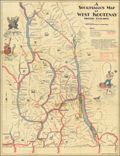 British Columbia Map By J.C. Ingram Rogers