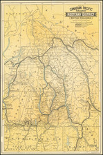 British Columbia Map By Poole Brothers