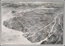 Pictorial Maps and British Columbia Map By H.E. White