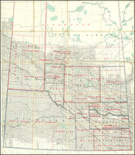 Western Canada Map By Canadian Department of the Interior