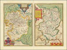 Mitteldeutschland Map By Abraham Ortelius