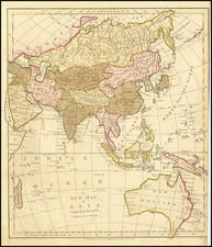 Asia and Australia Map By Robert Wilkinson