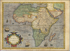 Africa Map By Jodocus Hondius