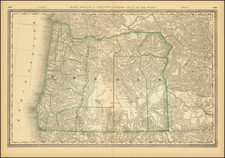 Oregon Map By Rand McNally & Company