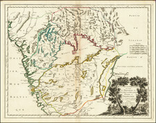 Sweden and Norway Map By Guillaume Sanson