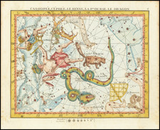 Celestial Maps Map By John Flamsteed / Jean Nicolas Fortin