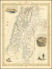 Holy Land Map By John Tallis