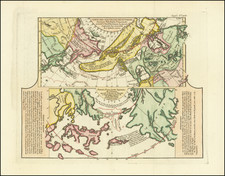 Alaska, Japan and Russia in Asia Map By Denis Diderot / Didier Robert de Vaugondy