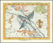 Celestial Maps Map By John Flamsteed / Jean Nicolas Fortin