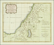 Holy Land Map By Johannes Allart