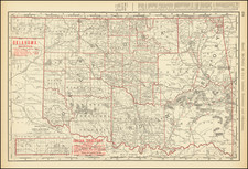 Oklahoma & Indian Territory Map By Rand McNally & Company