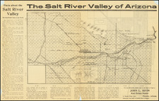 Arizona Map By Omar A. Turney