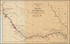 West Africa Map By Commercial Company of Africa