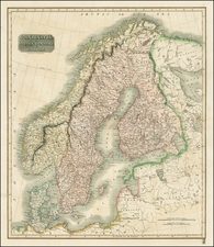 Scandinavia Map By John Thomson