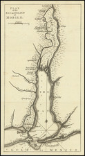 Alabama Map By Thomas Jefferys