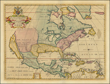 North America and California as an Island Map By Edward Wells