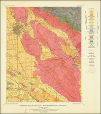 (Santa Rosa, Sonoma County, California) Geological Map of the Santa Rosa Quadrangle, California