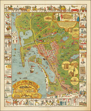 Pictorial Maps and San Diego Map By Jo Mora